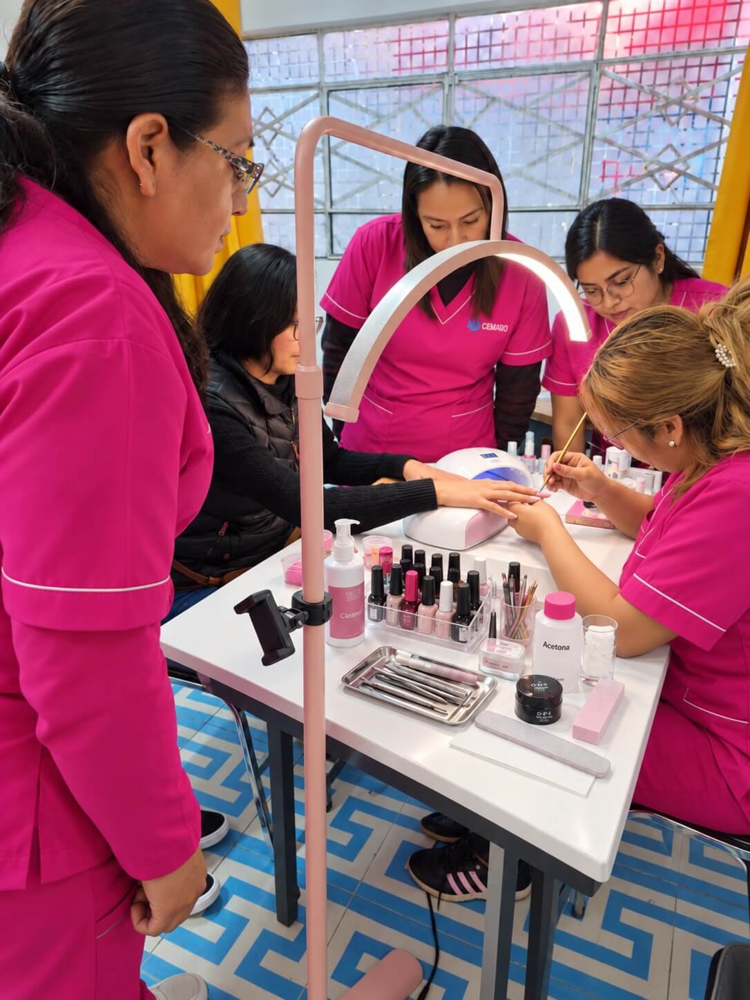 Prácticas de uñas en Centro Evaluador MARD
