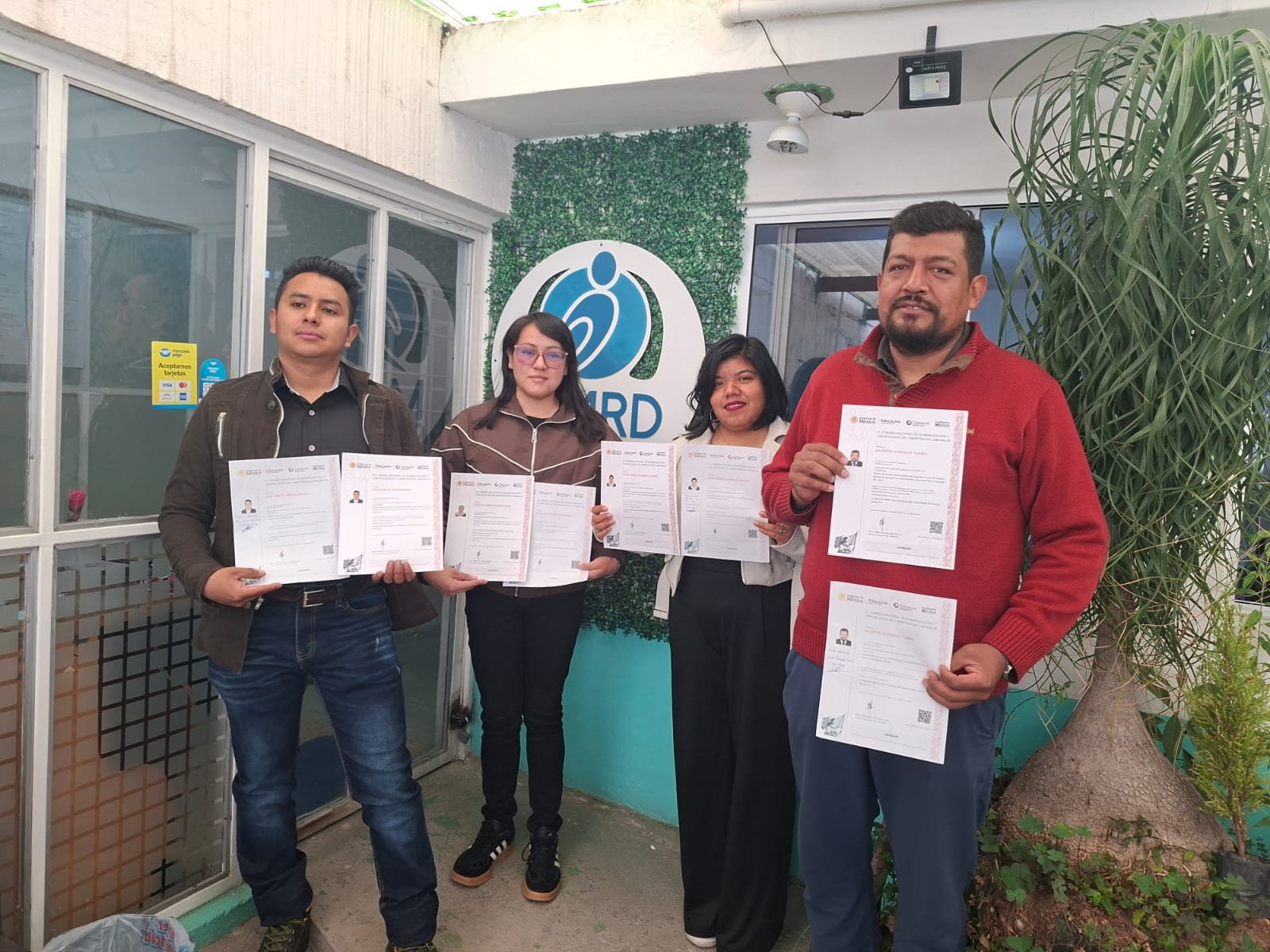 Entrega de documentos Centro Evaluador MARD
